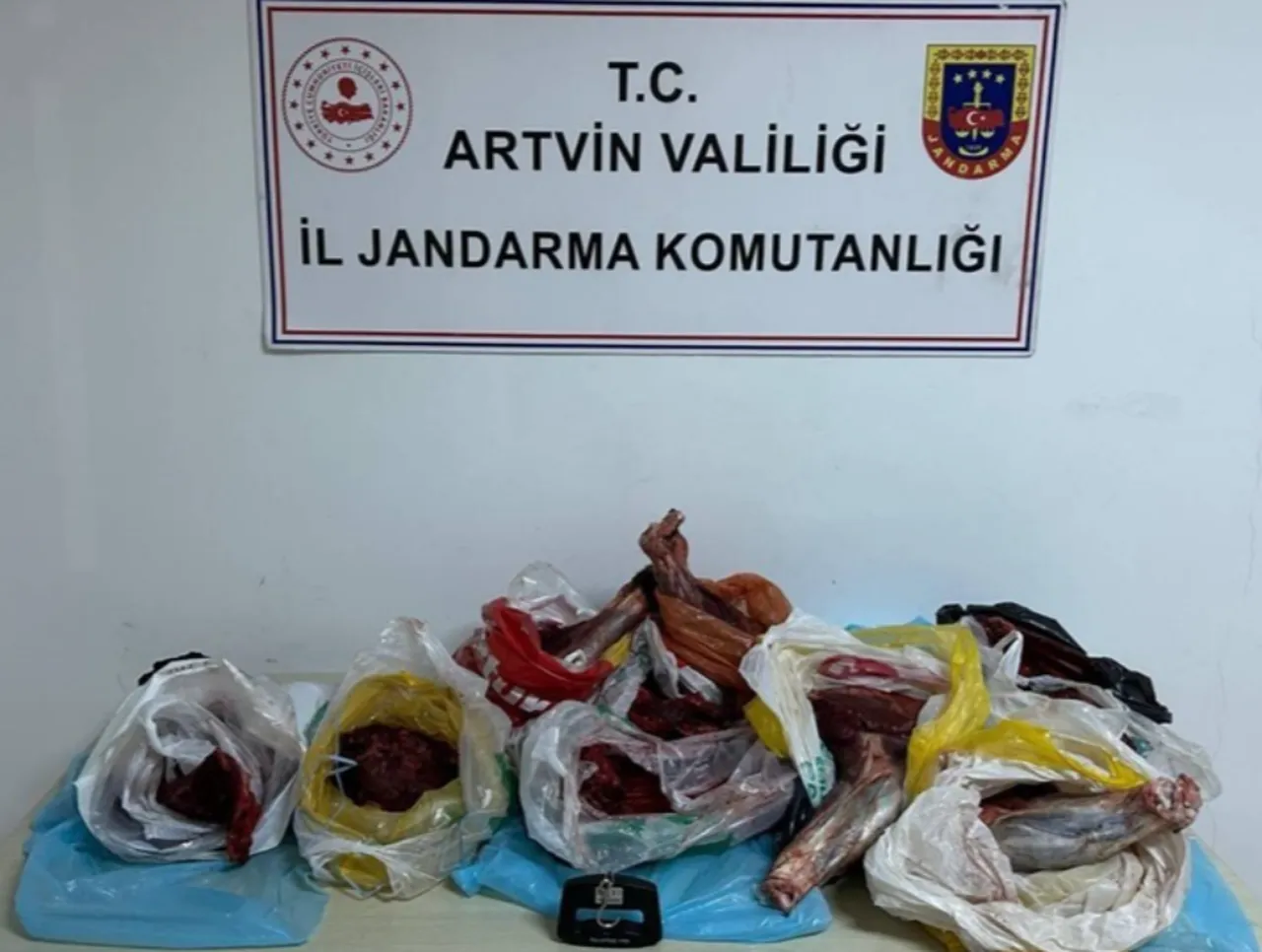 Vatandaşa mı yedireceklerdi? 60 kilo yaban domuzu eti ele geçirildi