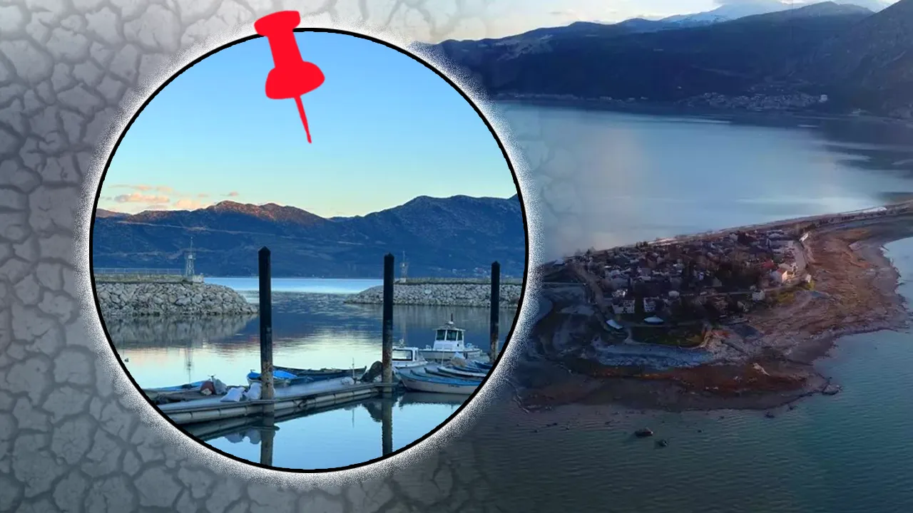 İkiye ayrılan Eğirdir Gölü'nde ezber bozan görüntü! Tam 1 yıl sonra birleşti