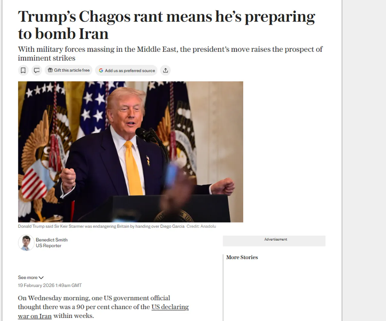 İngiltere’den ABD’ye İran vetosu! "Diego Garcia adası paylaşılamıyor"