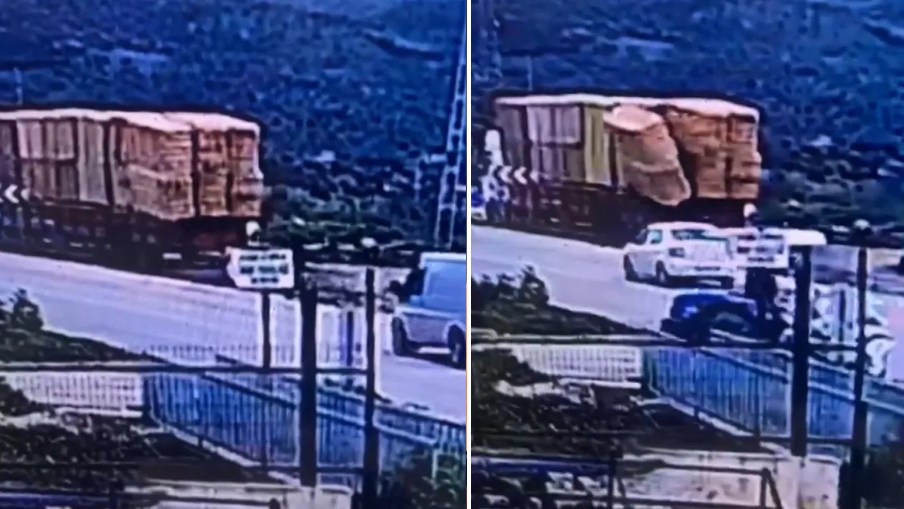 Saman balyalarının altında kaldı, hayatını kaybetti! O anlar kamerada