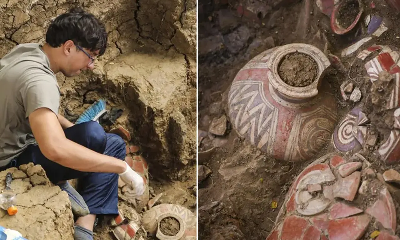 1000 yıldan eski mezar gün yüzüne çıktı… İçinden altın takılar fışkırdı