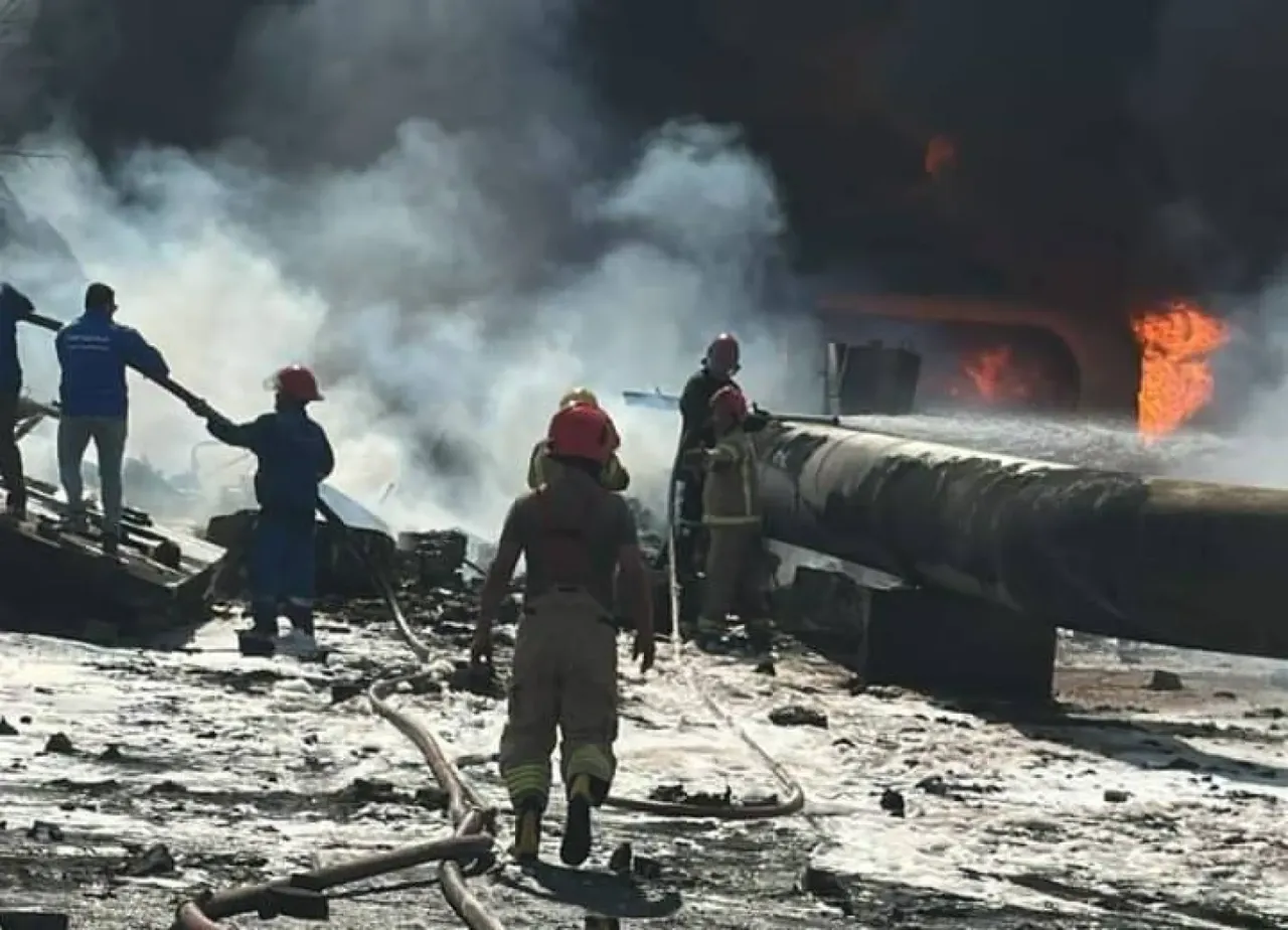 Kerkük’te gaz hattında korkutan patlama! Alevler gökyüzüne yükseldi