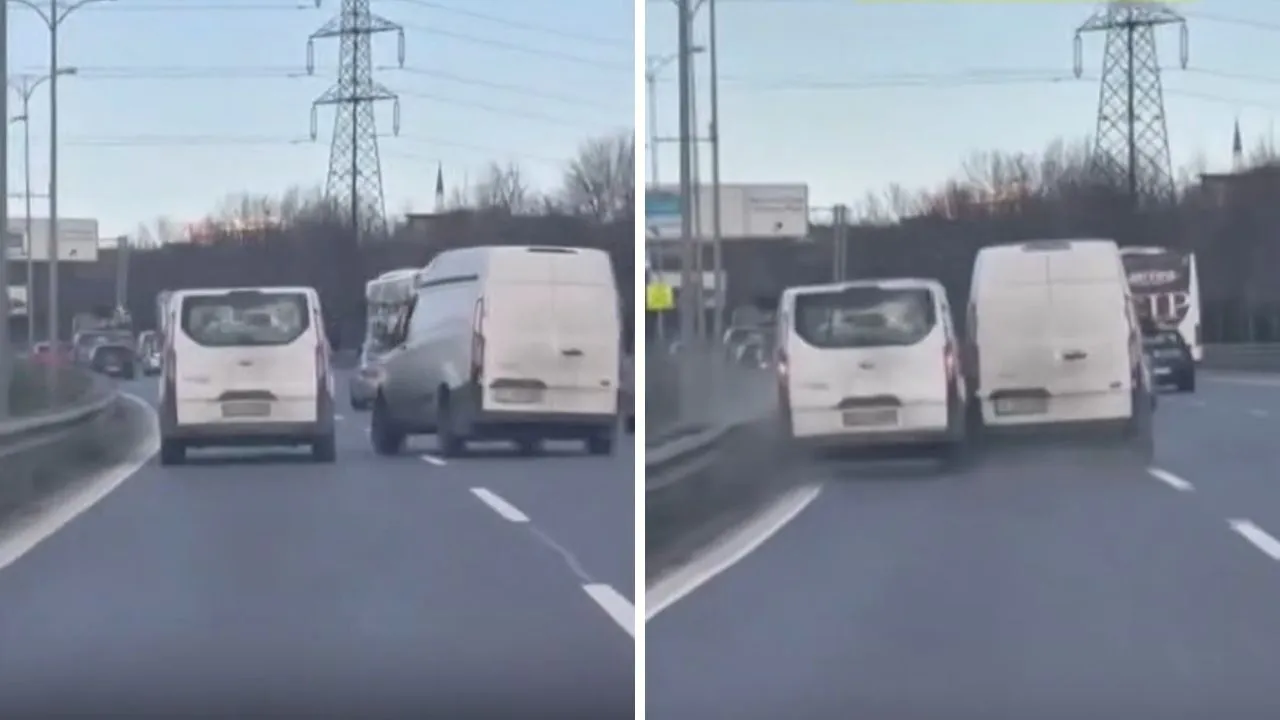 TEM'de faciadan dönüldü! Kaza mı cinayete teşebbüs mü? Herkes bu olayı konuşuyor