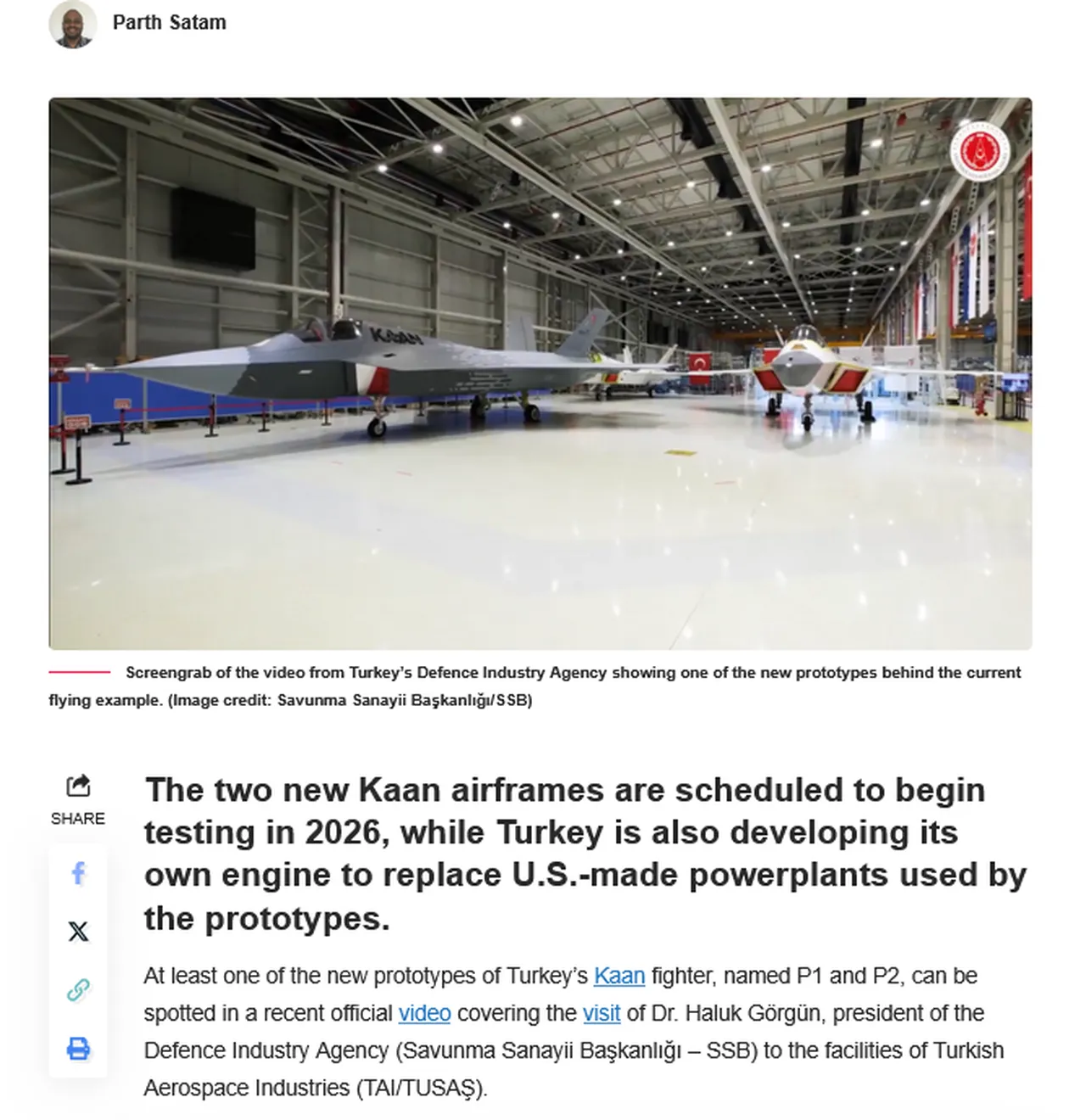 KAAN’ın yeni prototipleri dünya basınında büyük ses getirdi! 'F-22’ye rakip geliyor!'