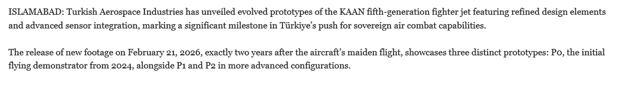 KAAN’ın yeni prototipleri dünya basınında büyük ses getirdi! 'F-22’ye rakip geliyor!'