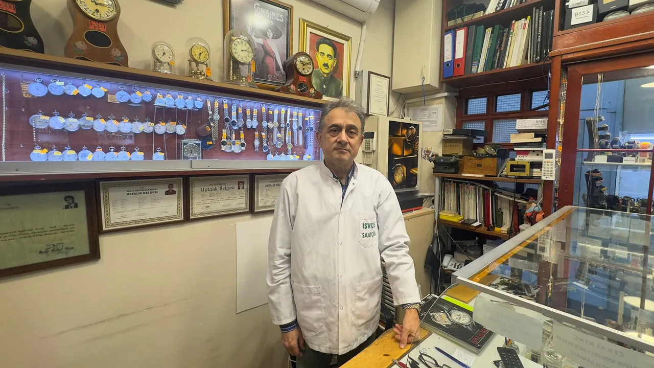 100 bin dolarlık saatler İstanbul’da tamir ediliyor