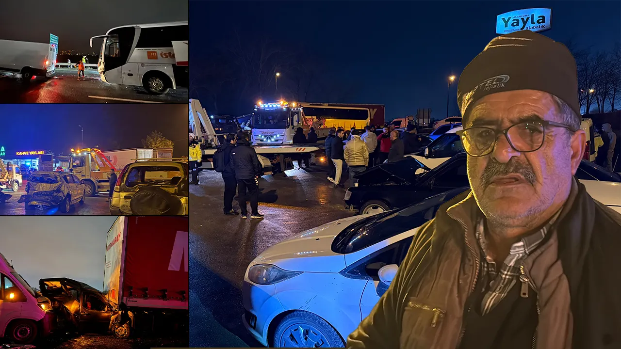 Anadolu Otoyolu'nda 16 araç birbirine girdi! Facianın görgü tanığı: Gelen vurdu, giden vurdu