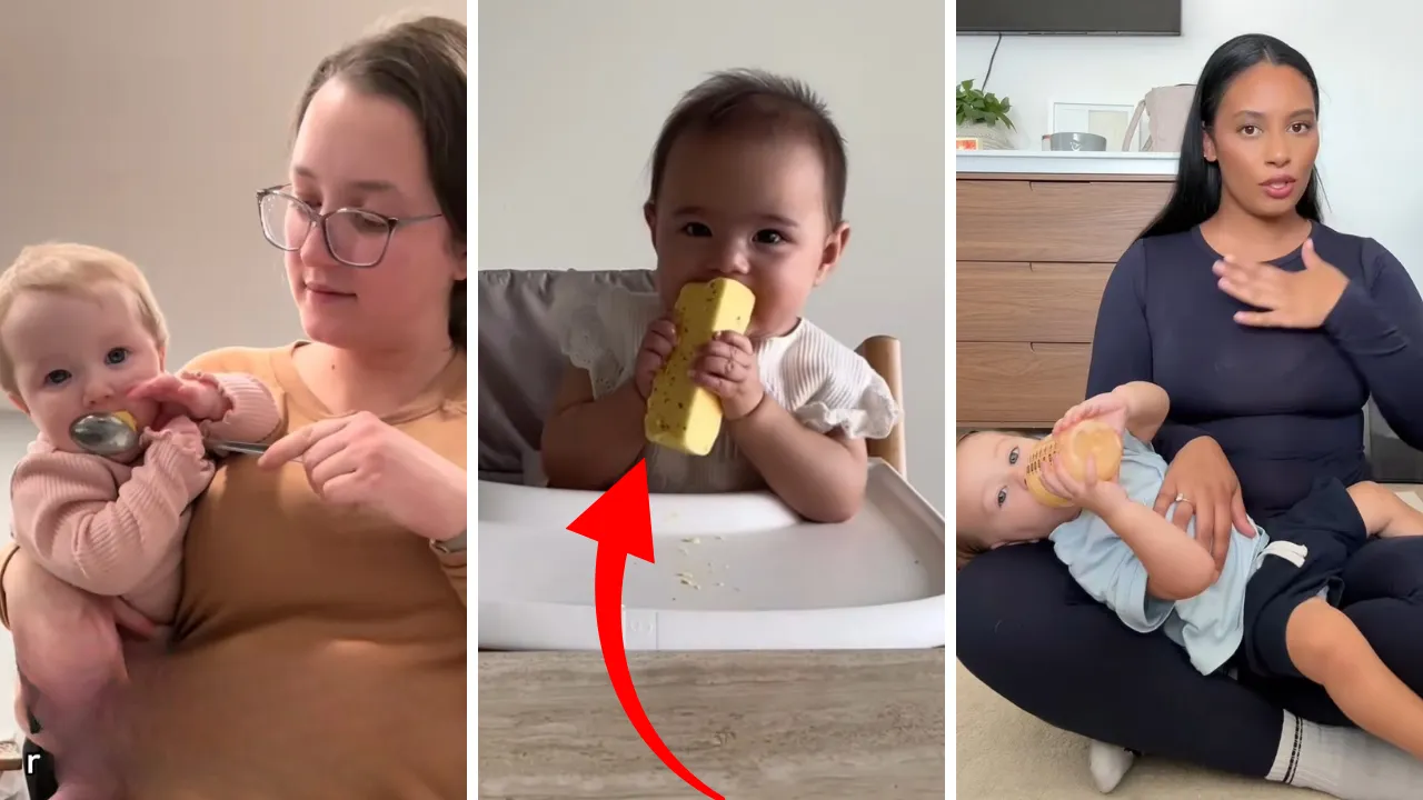 Bebeklere kaşık kaşık tereyağı yediren anneler gündemde: Kullanıcılardan tepki yağıyor, uzmanlar ne diyor? 