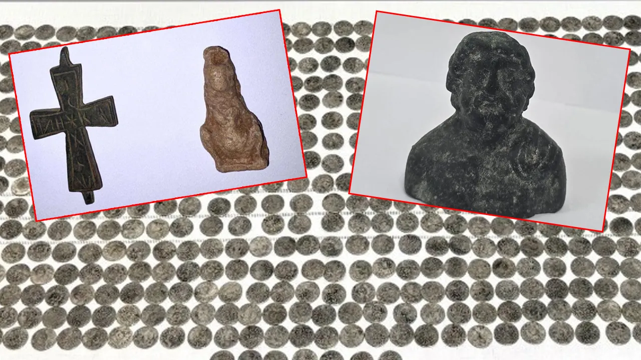 Burdur'da tarihi eser operasyonu! Yüzlerce obje ele geçirildi