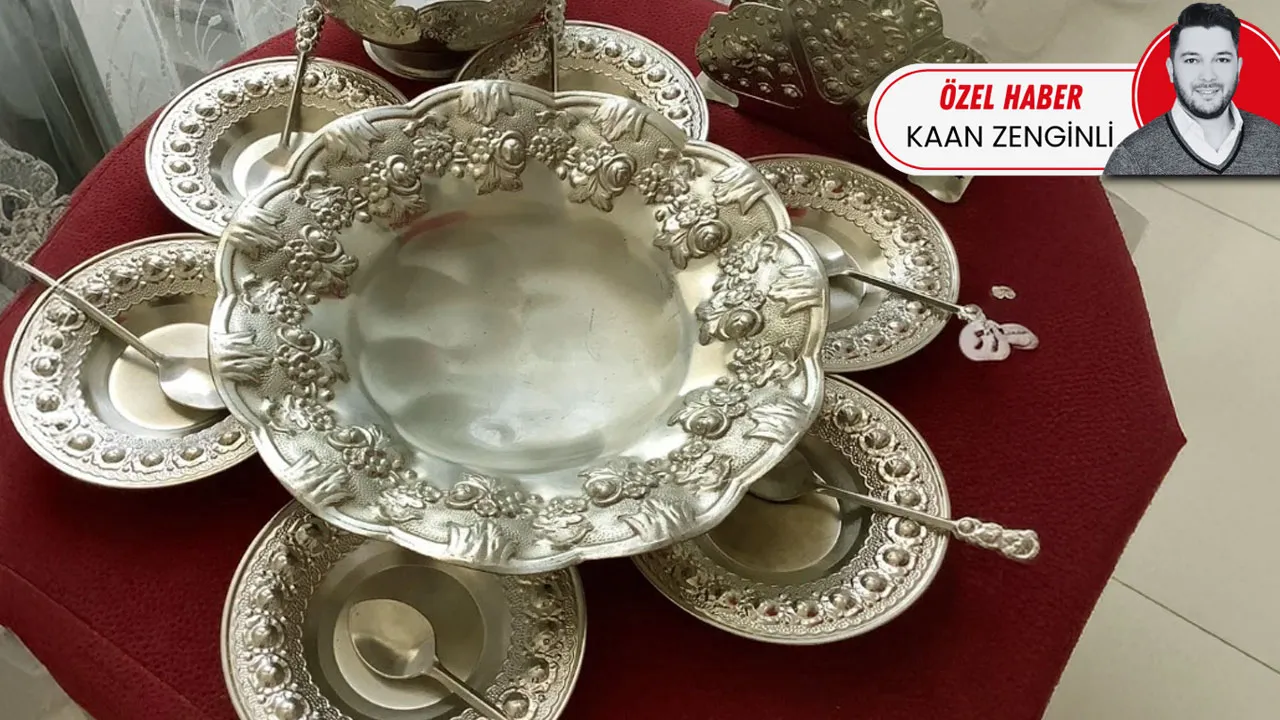 Gümüş tepsi servet değerinde! Fiyatı 6 yılda 40 kat artış gösterdi
