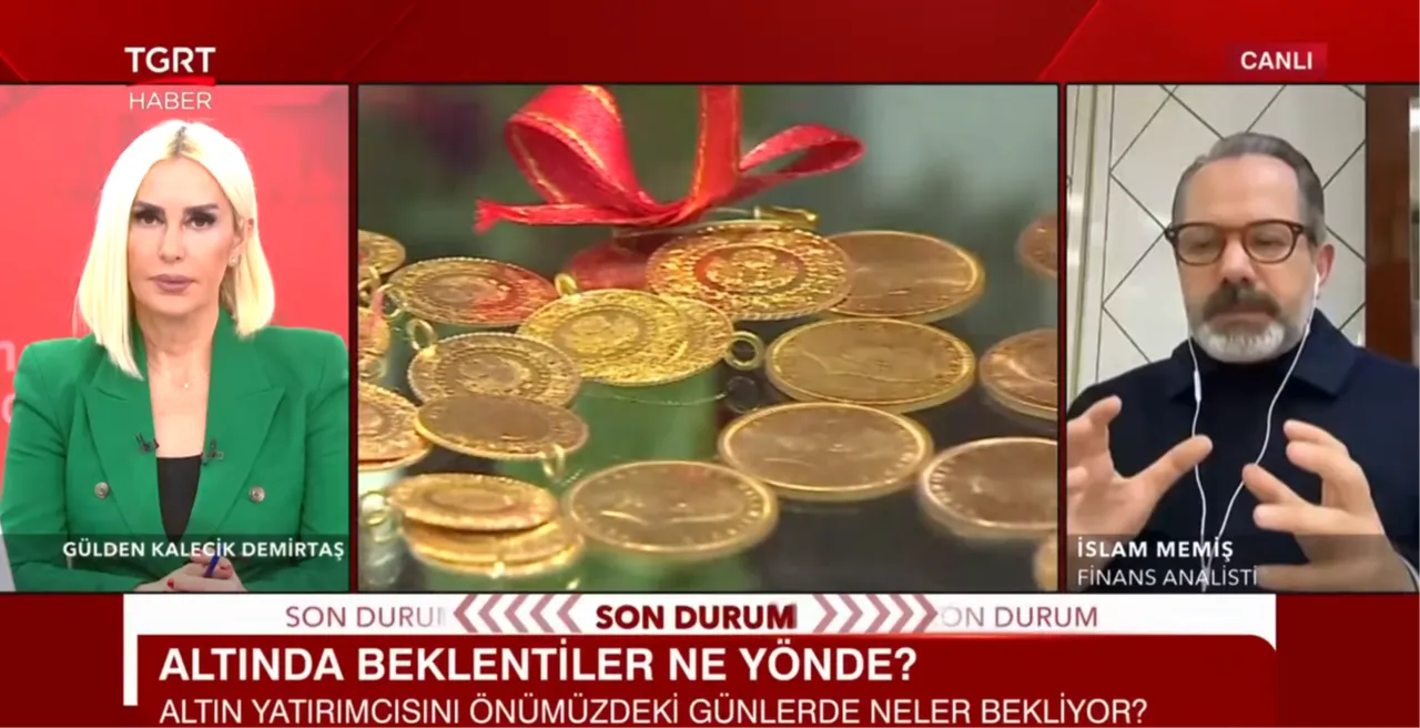 İslam Memiş uyardı! Altının gözü gelecek haberde: Ya rekor kıracak ya çakılacak