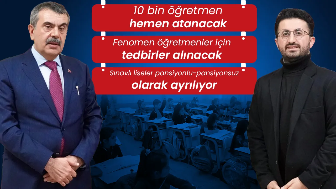 Ara tatil, 10 bin öğretmen ataması, fenomen öğretmenler... Bakan Tekin'den özel açıklamalar 