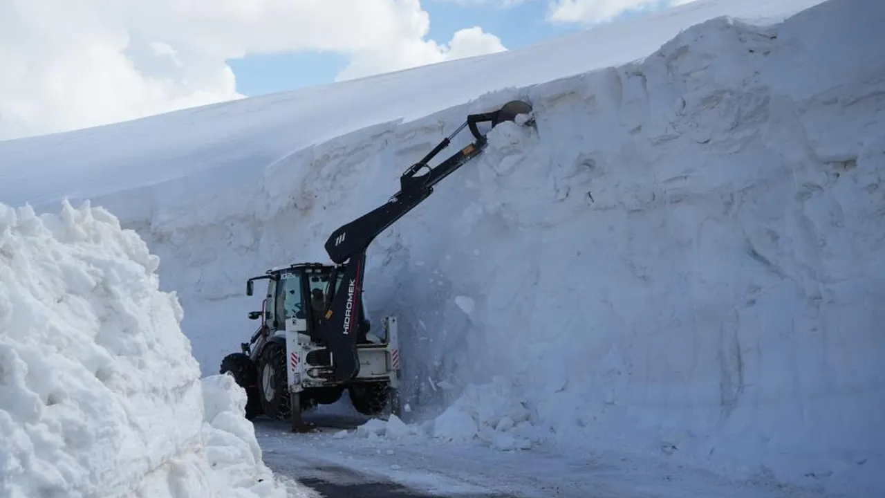 Muş'ta kar kalınlığı 6 metreyi geçti! Ekipler çığ riskine karşı zamana karşı yarışıyor