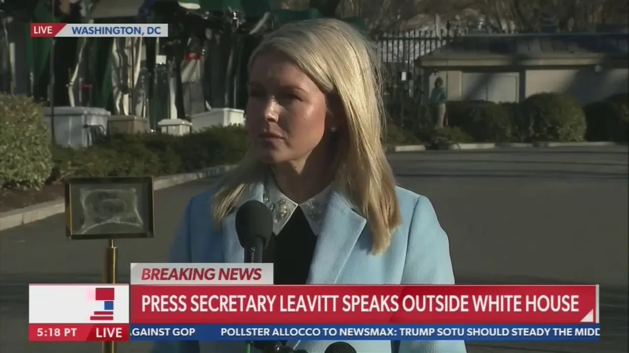 Beyaz Saray Sözcüsü Karoline Leavitt