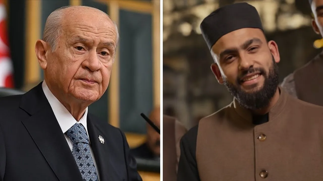 'Kâbe'de Hacılar Hû Der Allah' ilahisi Bahçeli'nin gündeminde! Celal Karatüre'yü tebrik etti