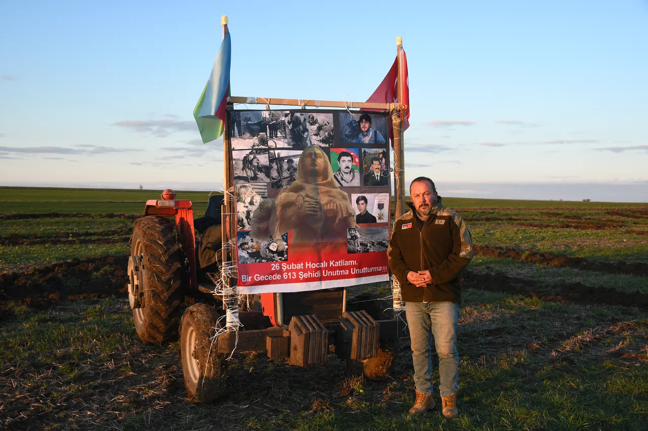 Kırklarelili çiftçiden anlamlı hareket: Tarlasına  Hocalıyı unutma  mesajı yazdı