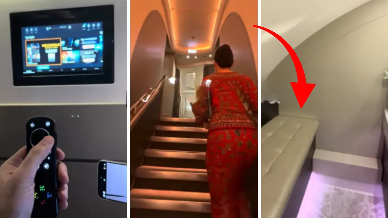 Sosyal medya fenomeninden dudak uçuklatan seyahat! Uçak demeye bin şahit: Gökyüzündeki 5 yıldızlı spa