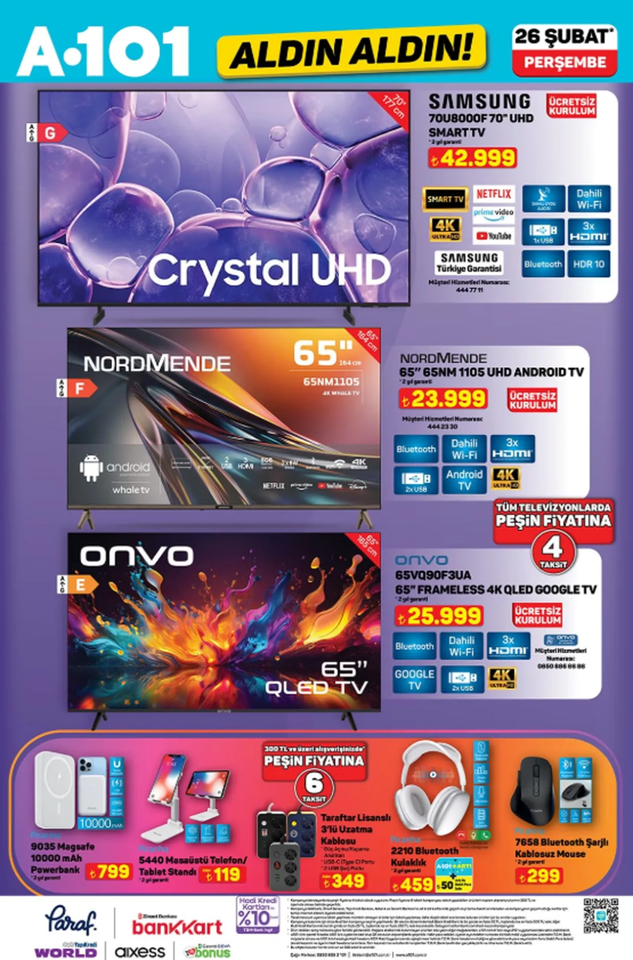 26 Şubat A101 Aldın Aldın kataloğunda öne çıkan ürünler! Tiny House, Karavan, Motosiklet