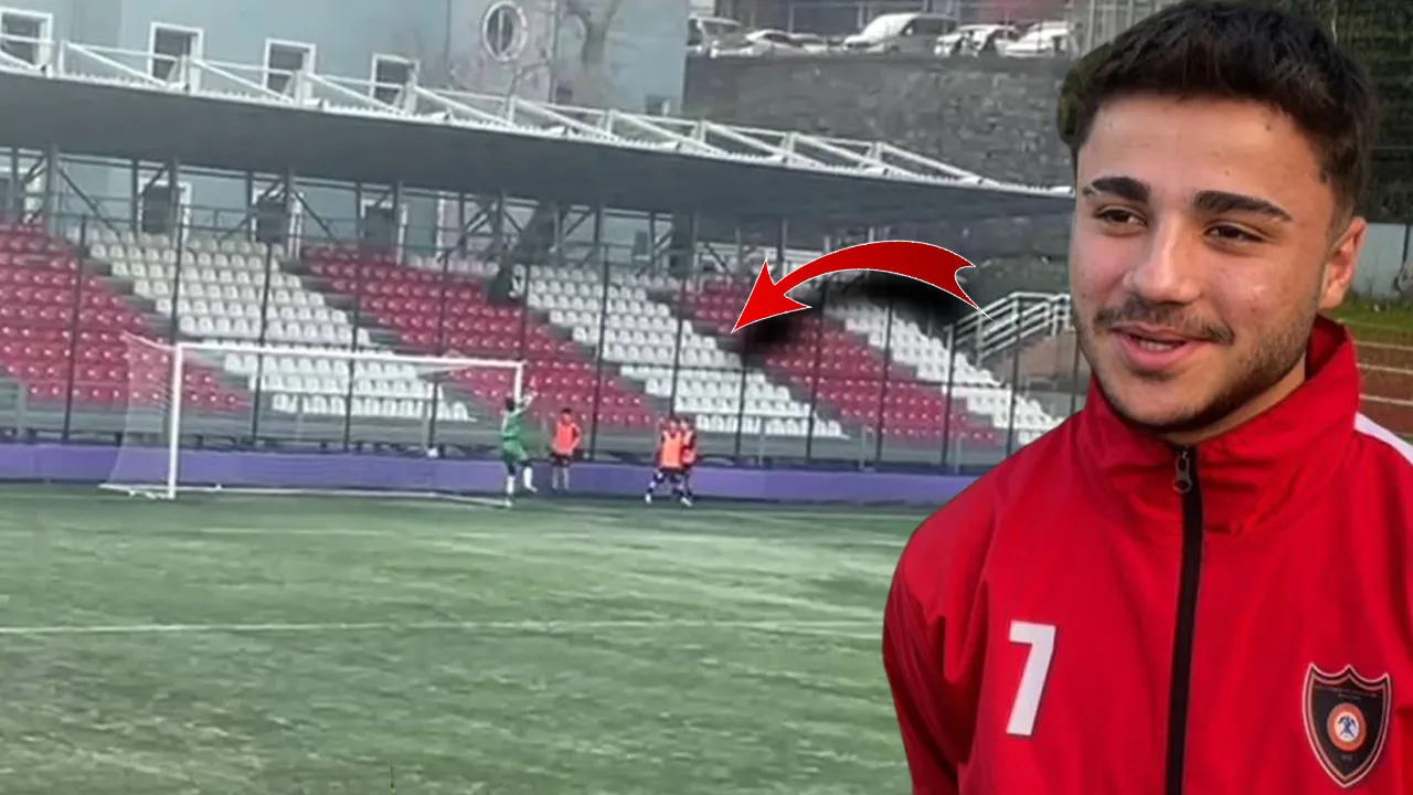 55 metreden attı, jeneriklik golü anlattı: İlk yaptığım kaleye bakmak oldu