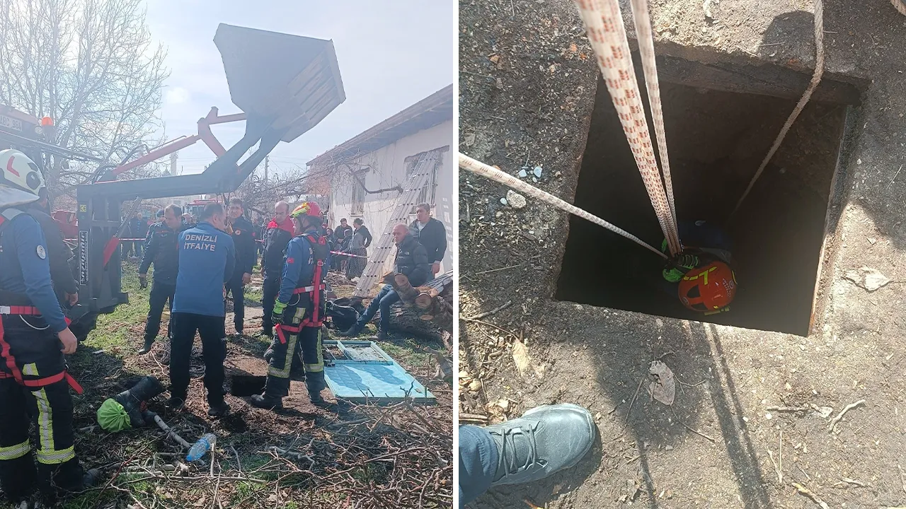 Dal toplamaya çıktı, kendini 20 metrelik kuyuda buldu