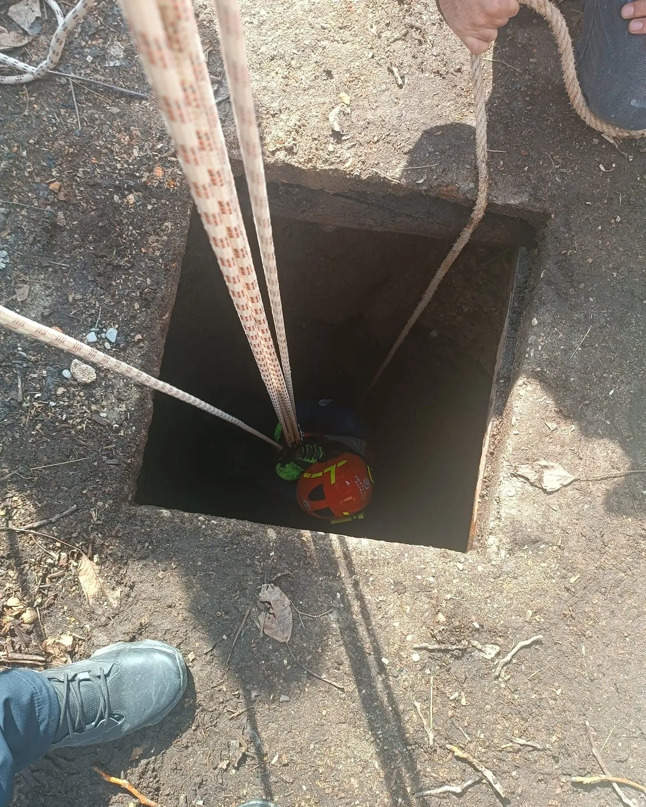 Dal toplamaya çıktı, kendini 20 metrelik kuyuda buldu