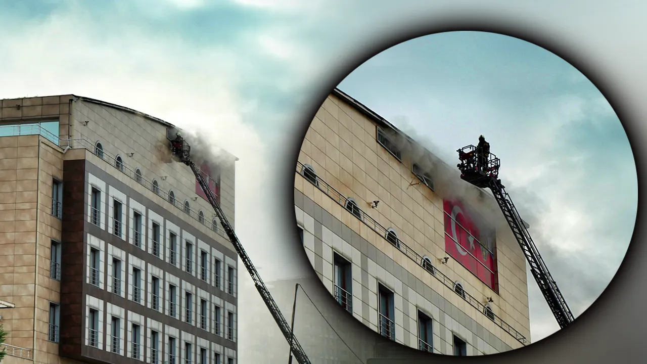  Merter Polisevi'nde yangın paniği! Kontrol altına alındı 