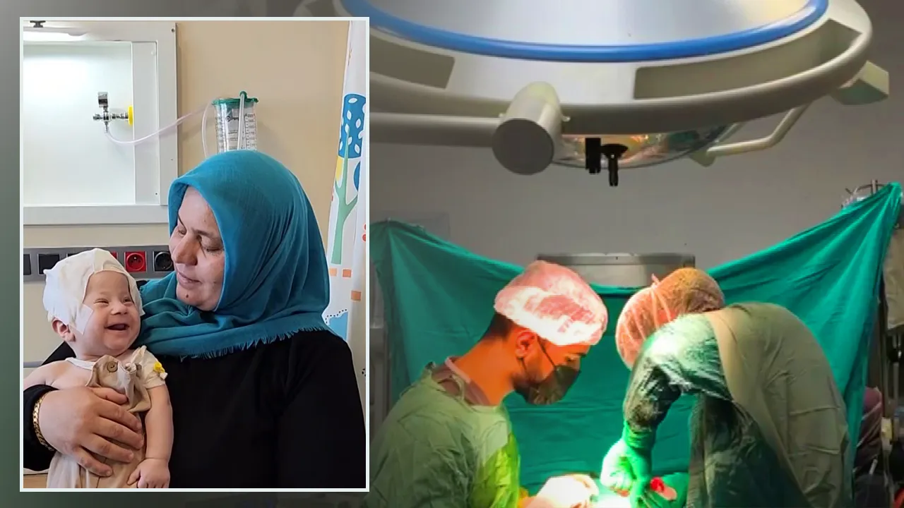 On binde bir görülen nadir hastalık! 5 aylık bebek ameliyatla sağlığına kavuştu  