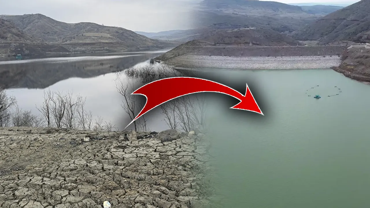 Toprağı çatlayan baraj coştu! Yağışlar ilaç gibi geldi