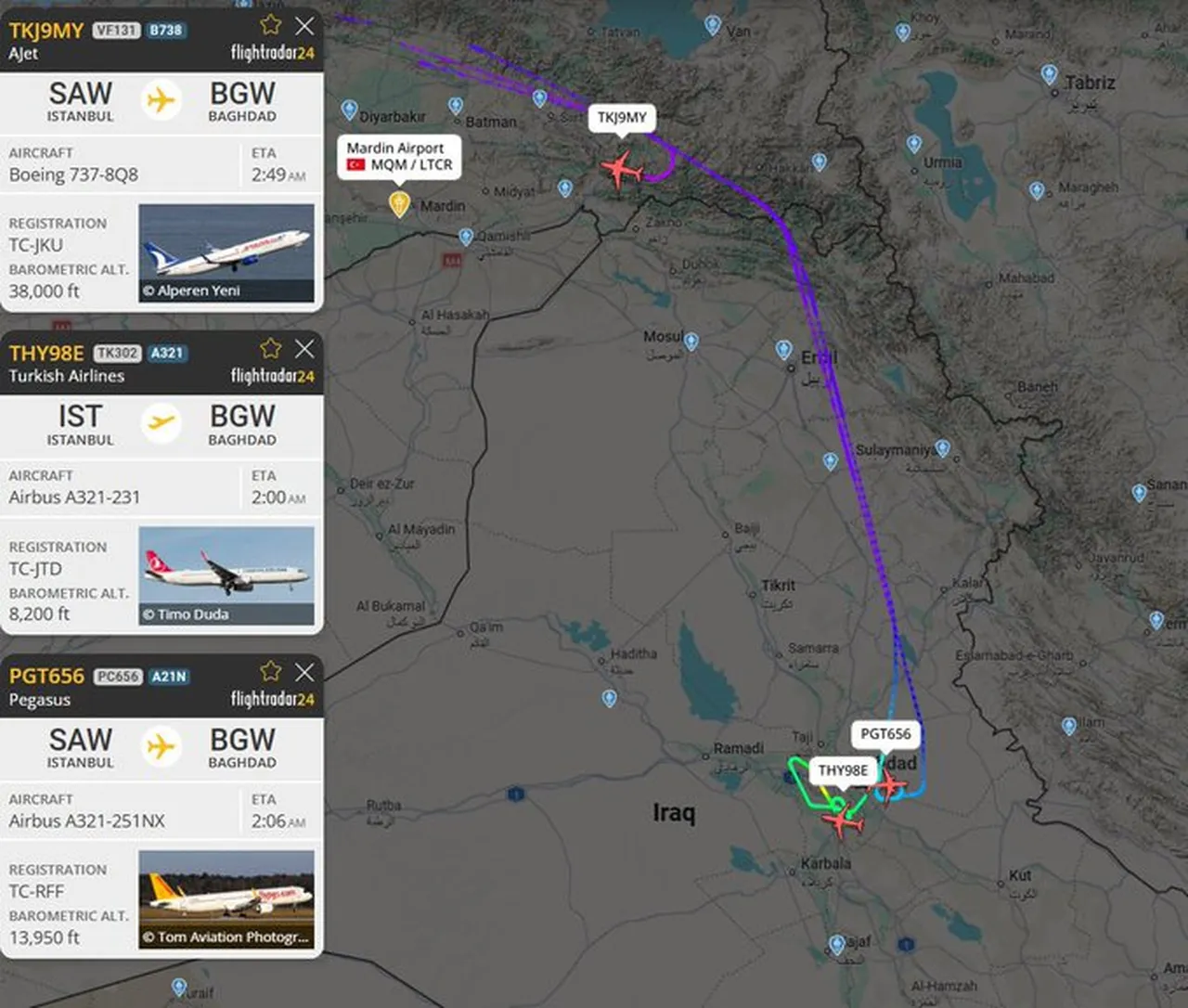 Tüm dünya THY'nin bu uçuşunu izledi: Bağdat Havalimanı aniden kapandı! Nedeni belli oldu