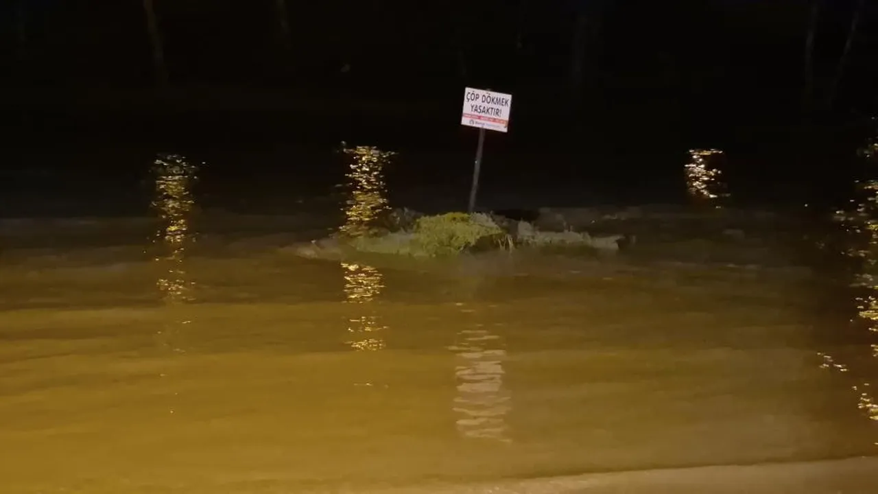 Bartın Irmağı taştı! Piknik alanları sular altında kaldı