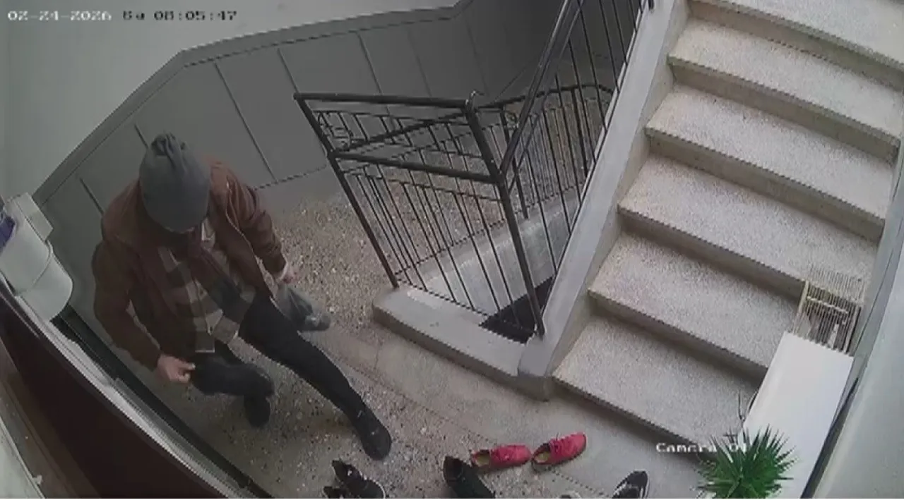 Marka meraklısı hırsız! Umduğunu bulamayınca çiçek çaldı