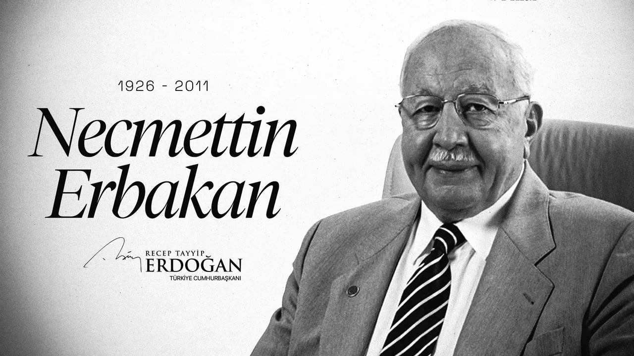Cumhurbaşkanı Erdoğan, Necmettin Erbakan'ı vefat yıl dönümünde andı