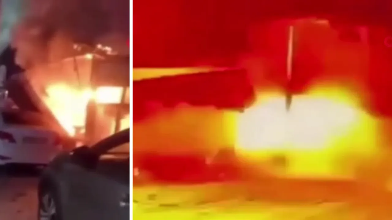 Kazakistan'da gaz tüpü faciası! Kafeyi alevler sardı, çok sayıda ölü ve yaralı var