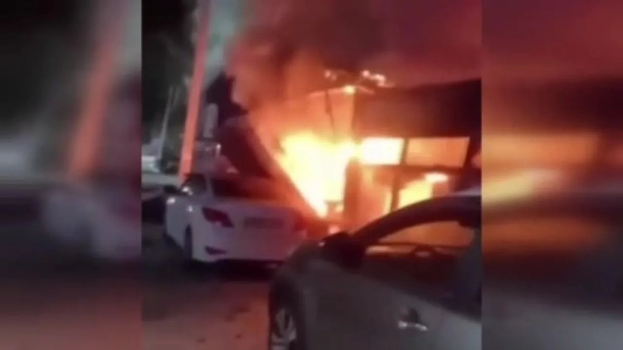 Kazakistanda gaz tüpü faciası! Kafeyi alevler sardı, çok sayıda ölü ve yaralı var