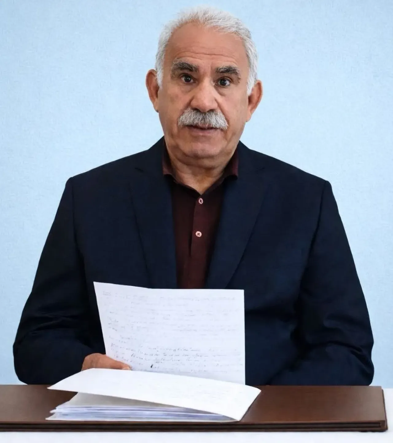 Programda Öcalan'ın son hali de paylaşıldı.