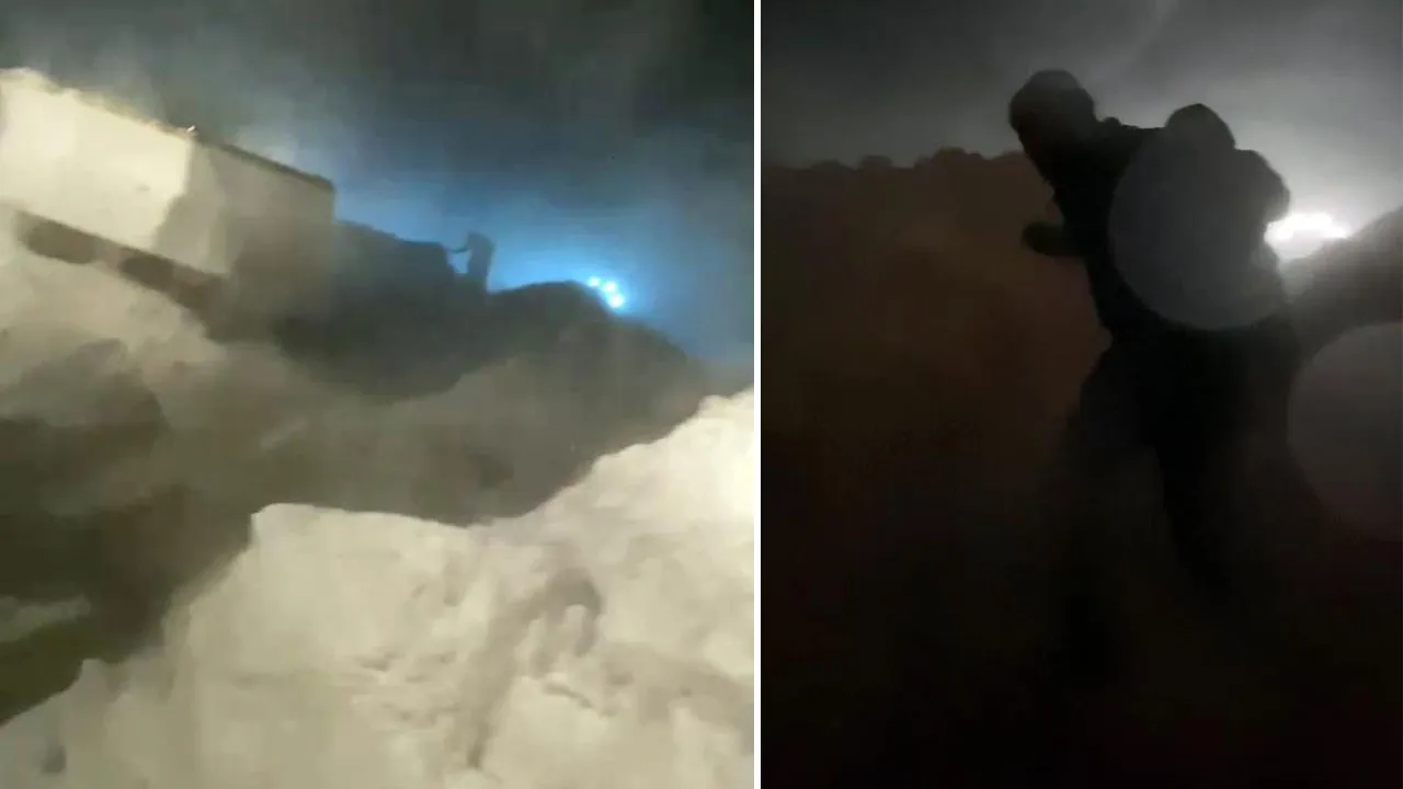 Sivas'ta tipi alarmı! Mahsur kalan işçiler 9 saat sonra kurtarıldı