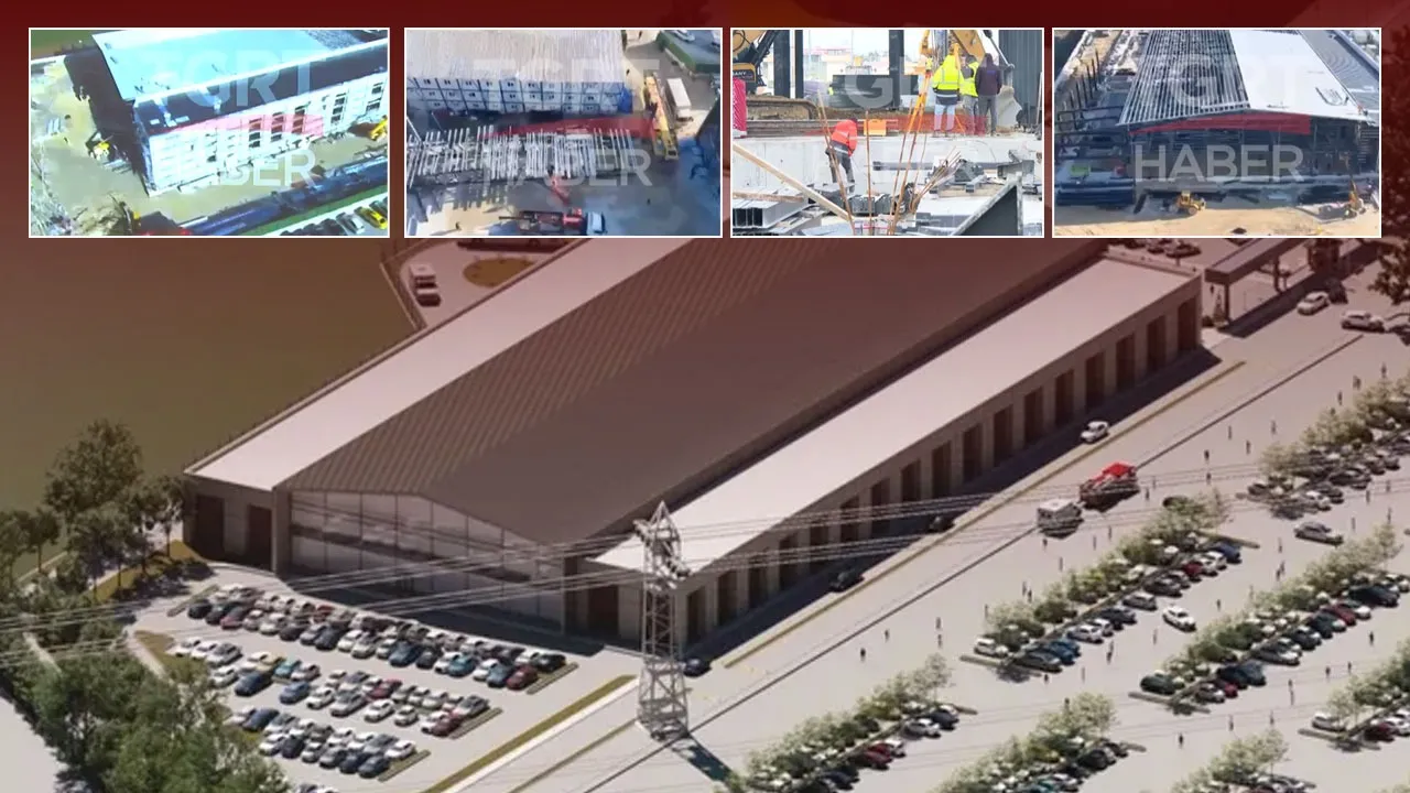 Türkiye'nin en büyük duruşma salonu için geri sayım başladı! Silivri'deki yapı ilk kez görüntülendi