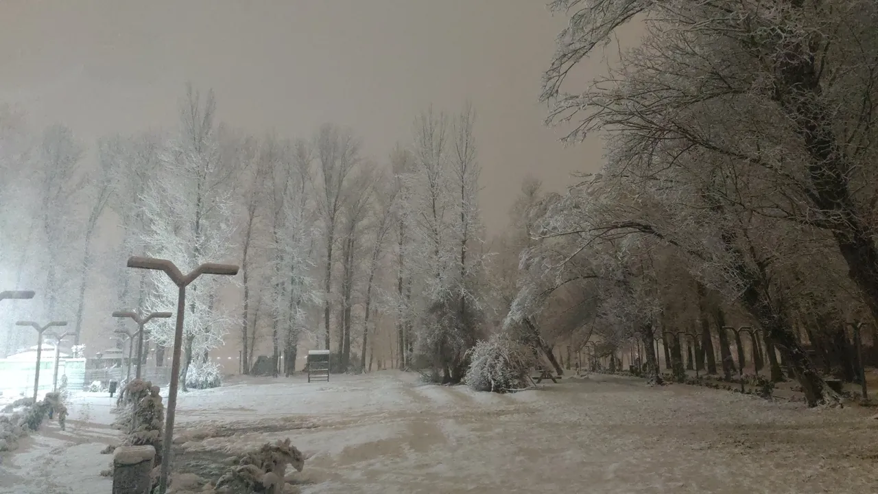 Van’da kar yağışı etkisini artırdı: Kartpostallık görüntüler oluştu