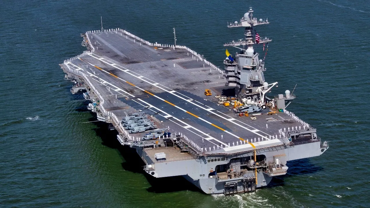 ABD'den dikkat çeken hamle! Dev uçak gemisi İsrail kıyısına demir attı