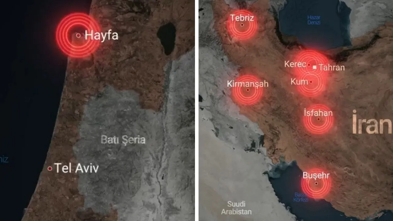 Büyük savaş başladı! ABD - İsrail bir olup İran'ı vurdu, Orta Doğu yangın yeri