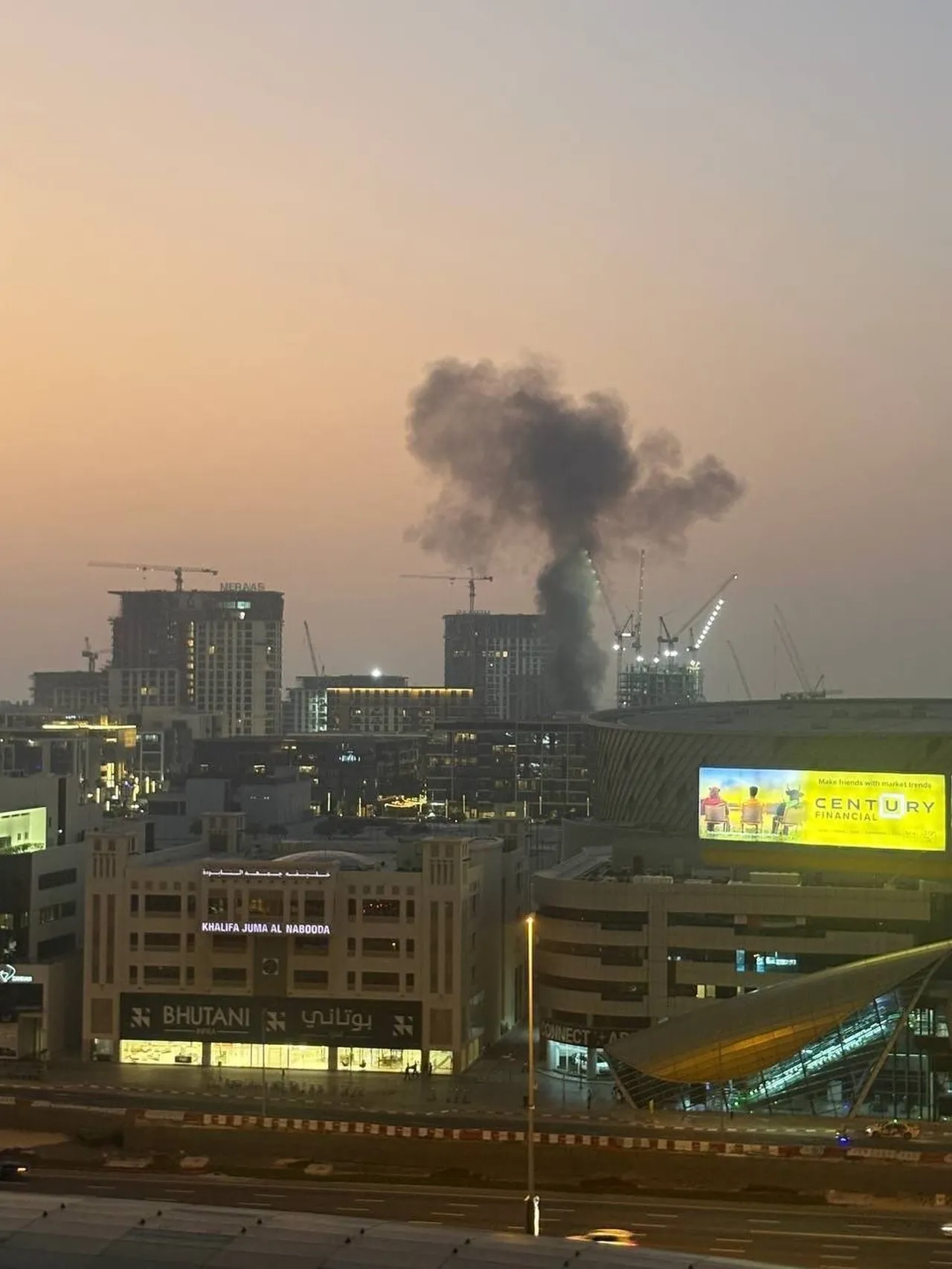 ran saldırısından sonra Dubai