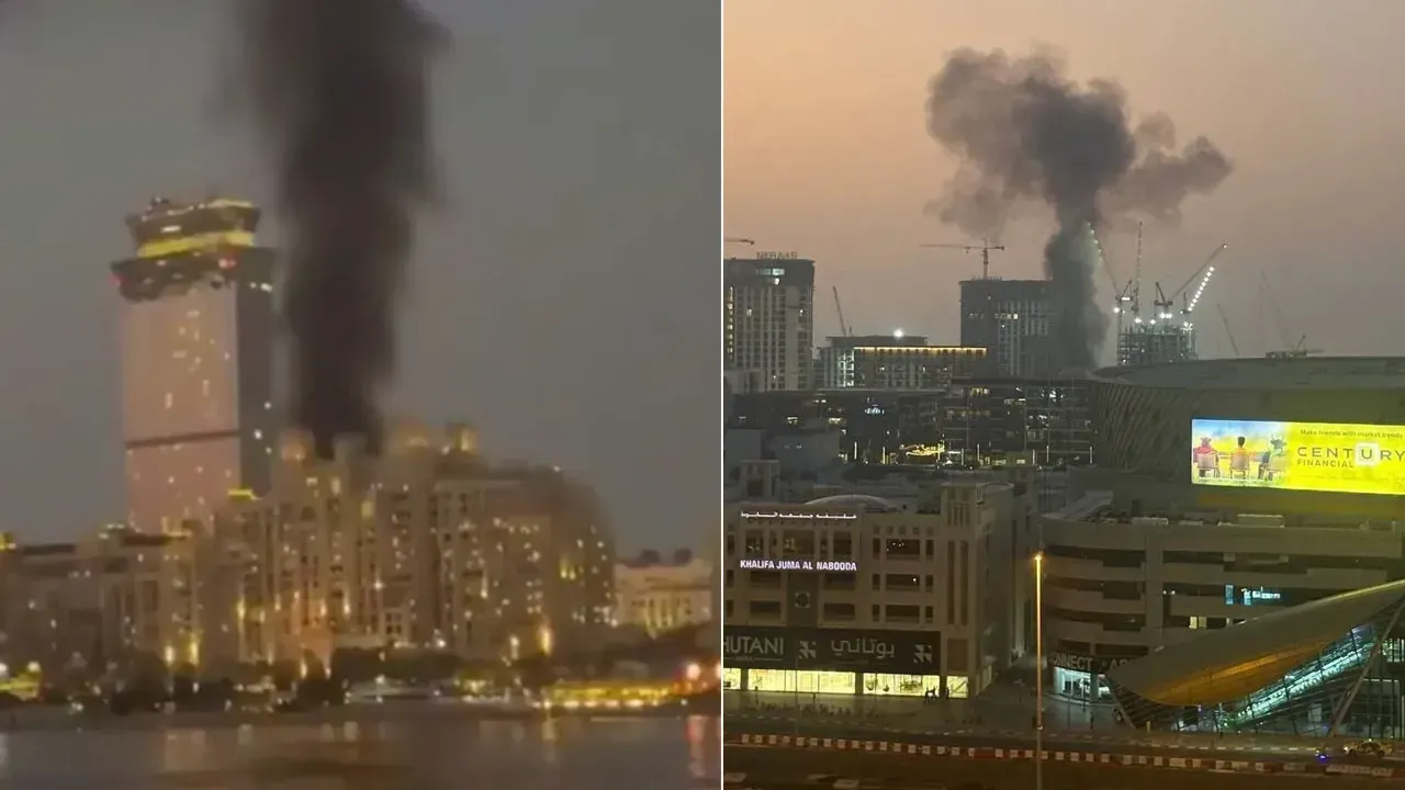 DUBAİ'DE ART ARDA PATLAMA