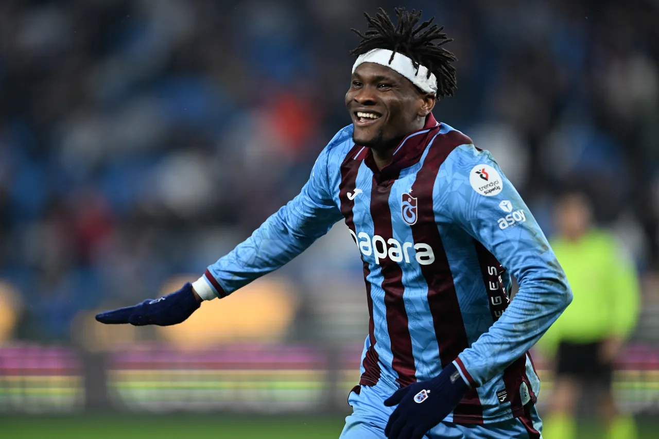 Trabzonspor'un gollerini Paul Onuachu ve Chibuike Nwaiwu (2) attı.