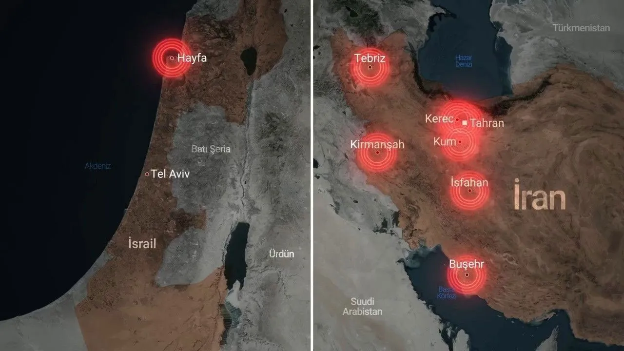 İran, Bahreyn'de ABD üssünü vurdu! Abu Dabi'de patlama sesleri duyuldu