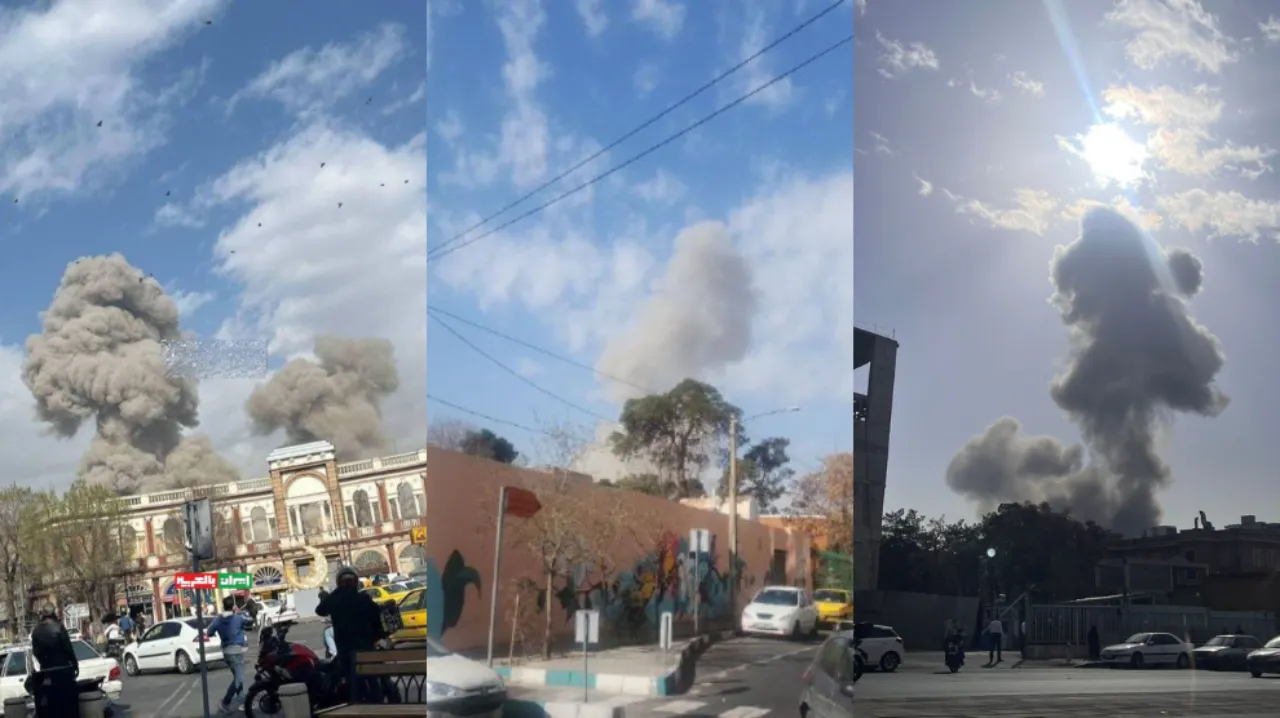 İsrail İran'a saldırı başlattı! Peş peşe patlama sesleri duyuldu