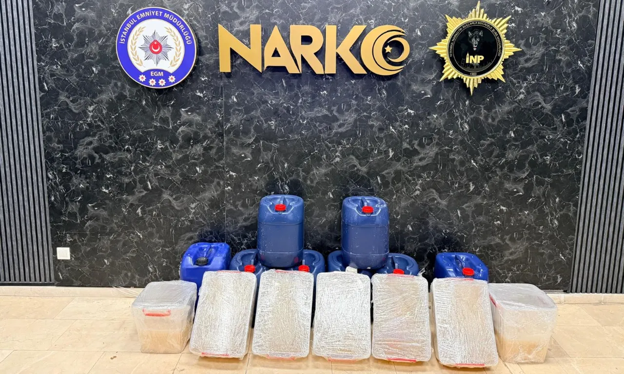 İstanbul’da dev operasyon! 284 kilo metamfetamin ele geçirildi