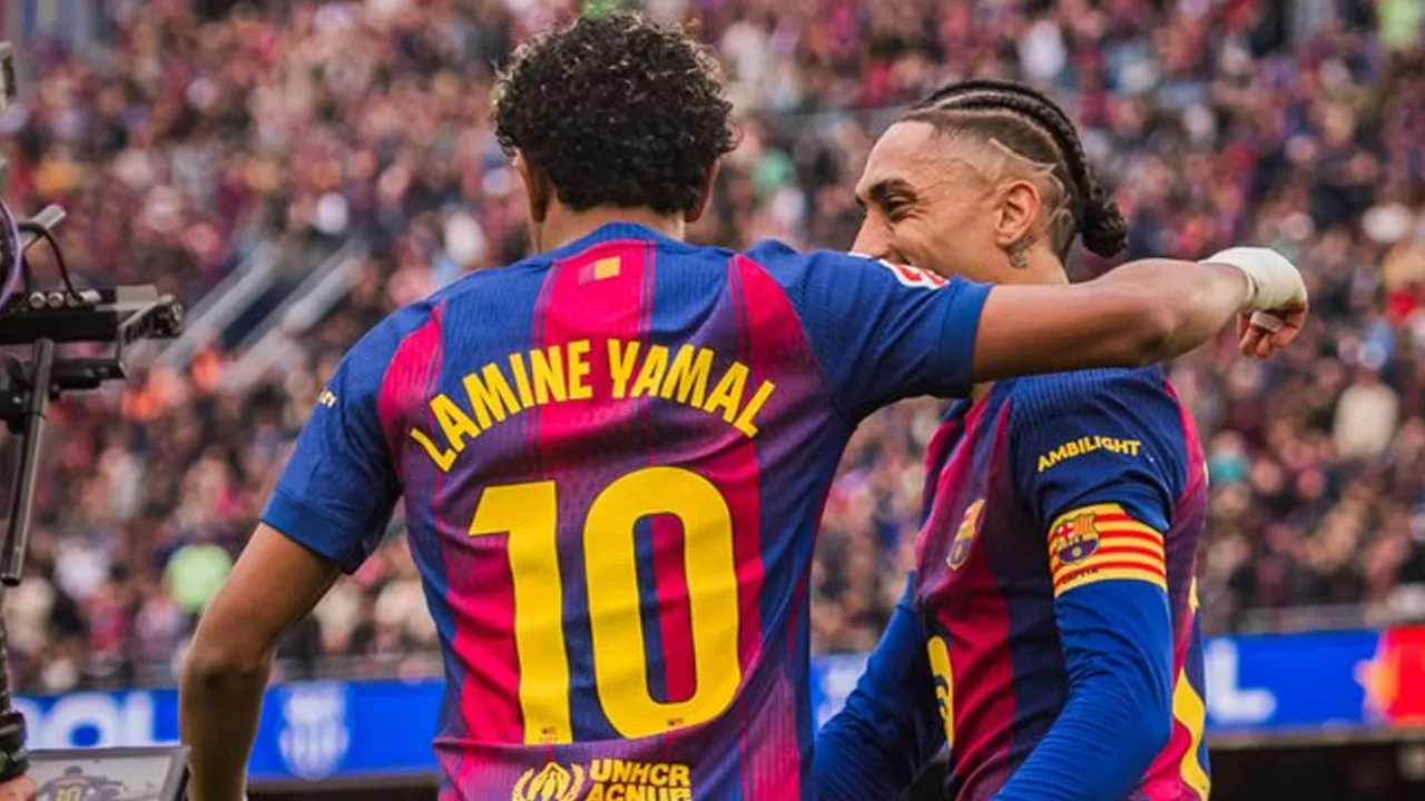 Lamine Yamal hat-trick yaptı, Barcelona fark attı