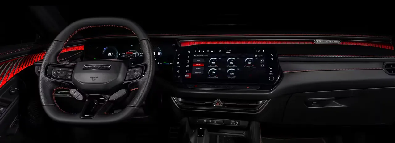 Dodge Charger Daytona iç tasarım