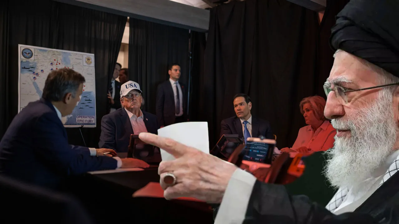 Trump, İran saldırısını böyle takip etti! 'Hamaney'in cansız bedeni gösterildi' iddiası 