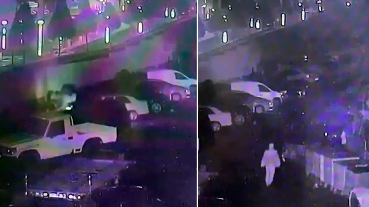 Isınmak için yaktığı ateş çok sayıda aracı kül etti! 